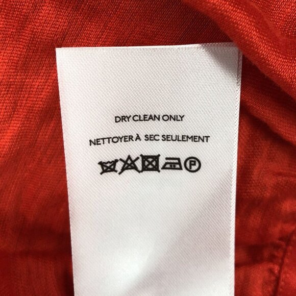 Free People Women's Stella Cutout Crop Top XS Red Linen Blend Going Out Top - Picture 5 of 8